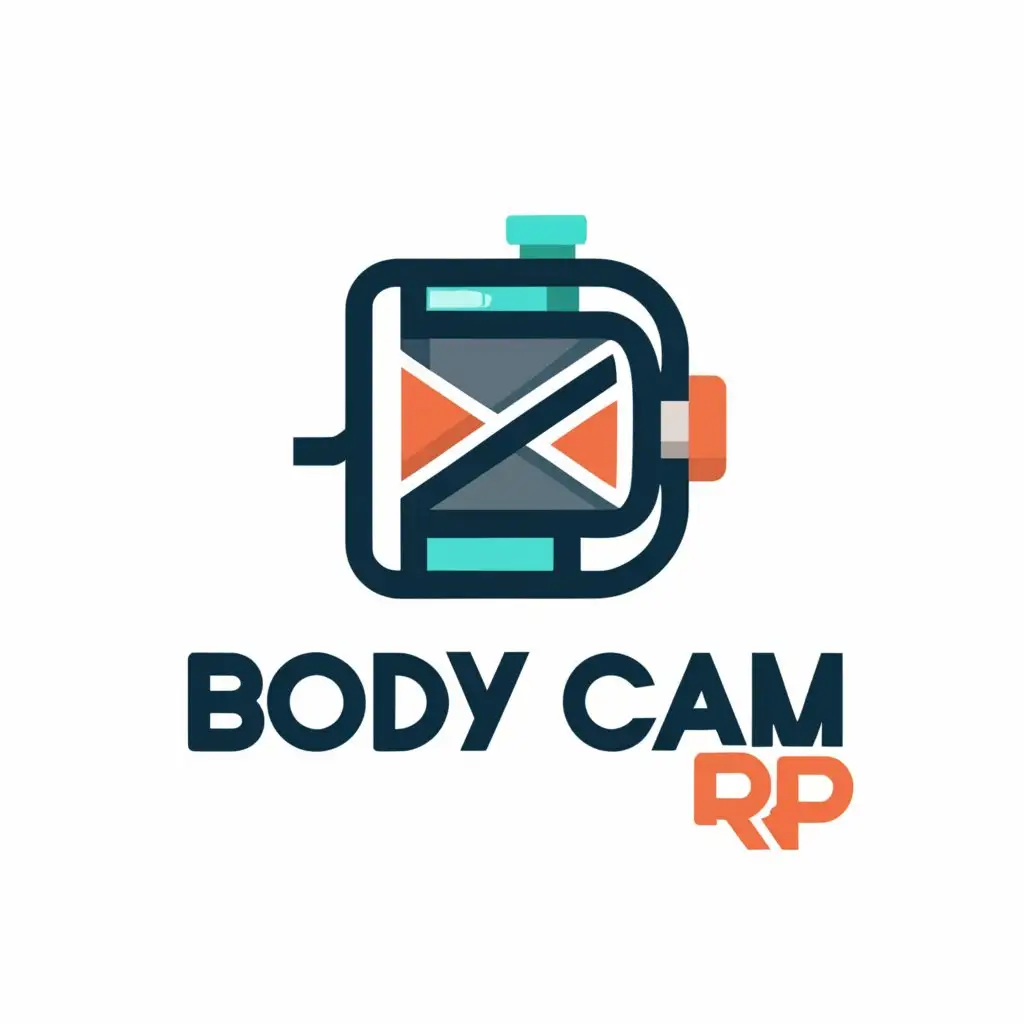 a logo design,with the text "Bodycam RP", main symbol:Bodycam,Moderate,be used in Entertainment industry,clear background