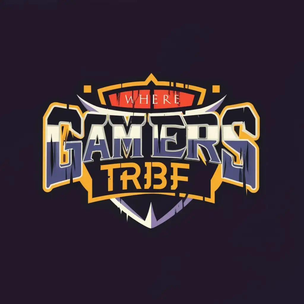 logo, Where Gamers Become Legends., with the text "Gamers Tribe", typography, be used in Events industry