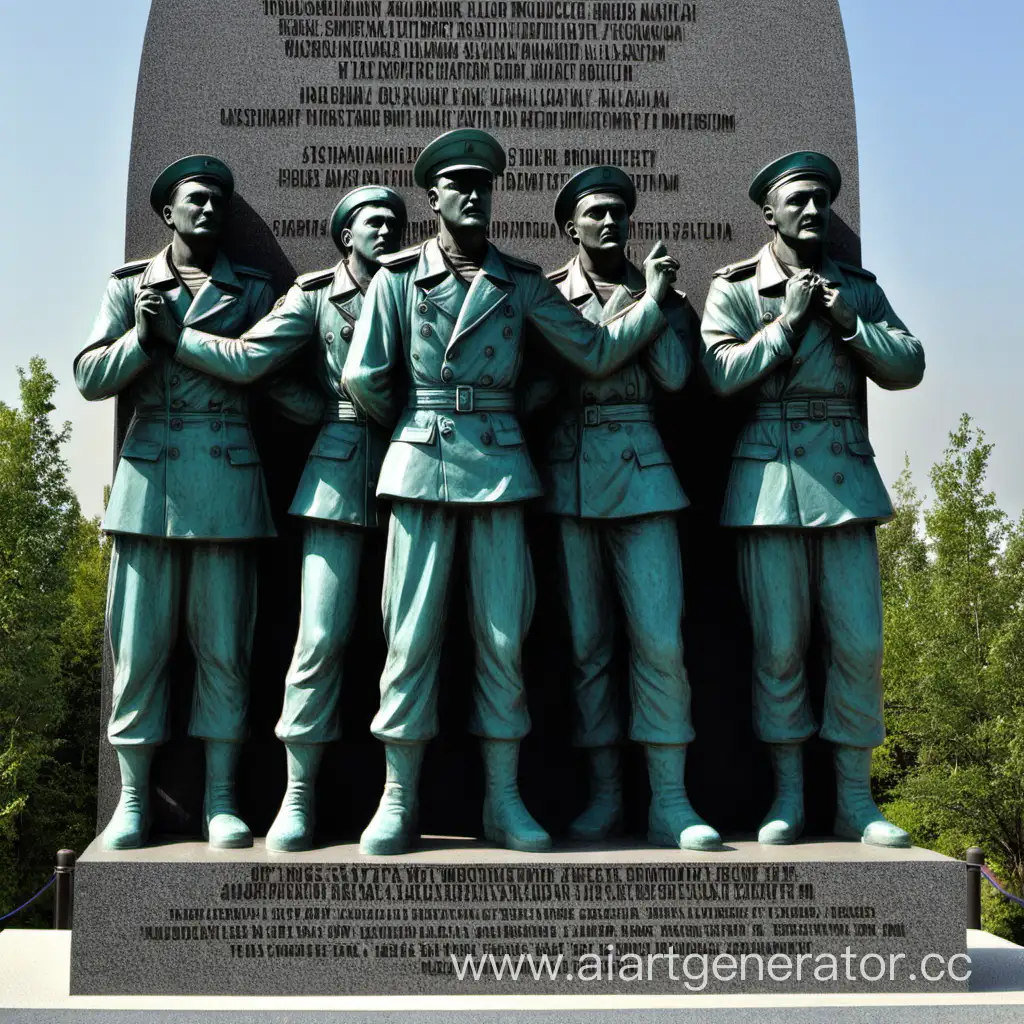 Russian sailor's monument to Usatim