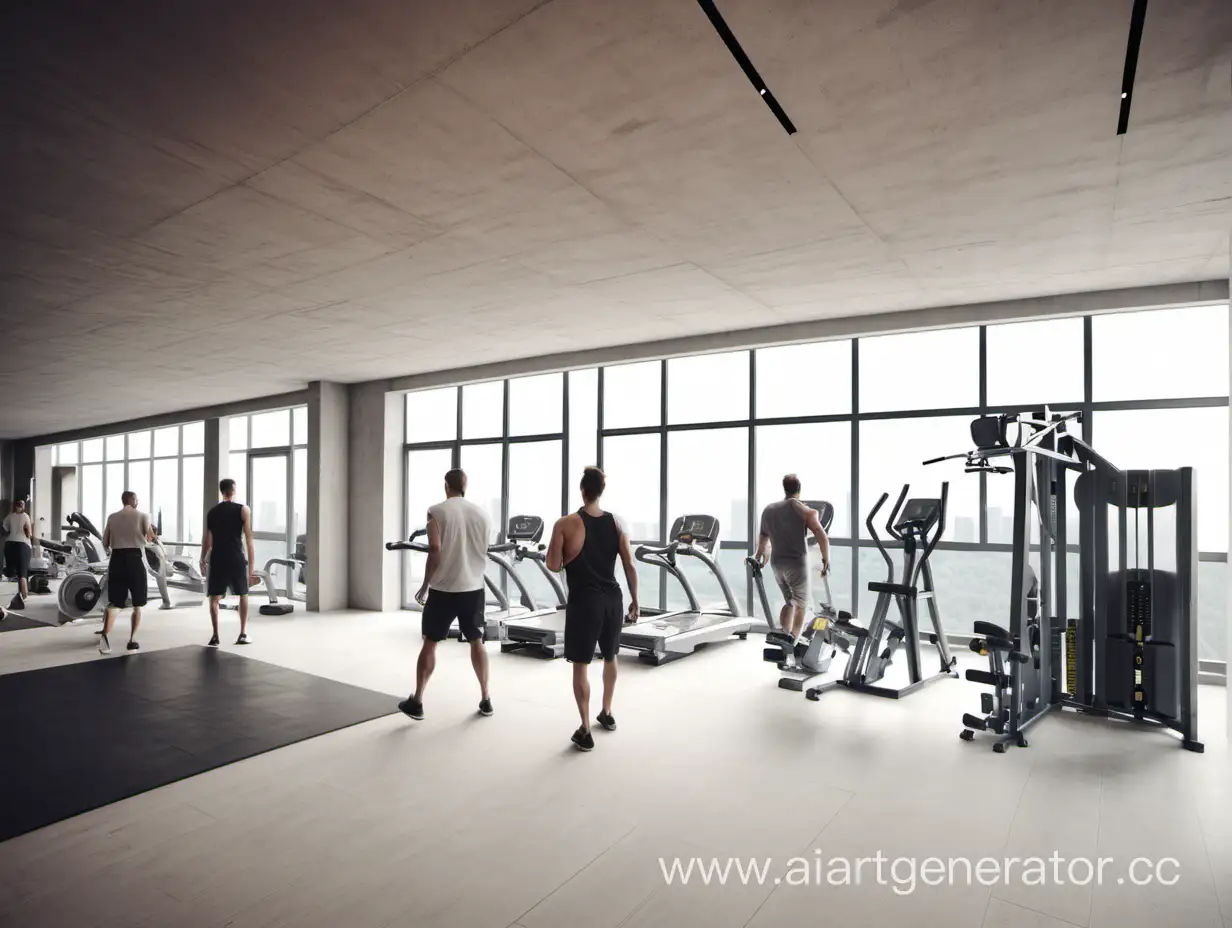 Dynamic-Workouts-in-a-Contemporary-Fitness-Center