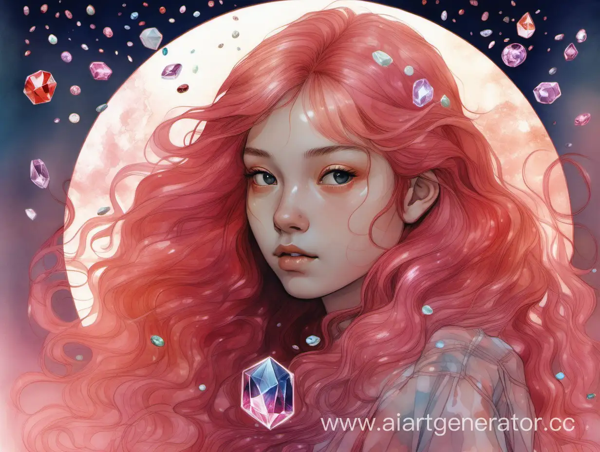 Radiant-Portrait-of-an-Ethereal-18YearOld-Girl-with-Moonstone-Hair
