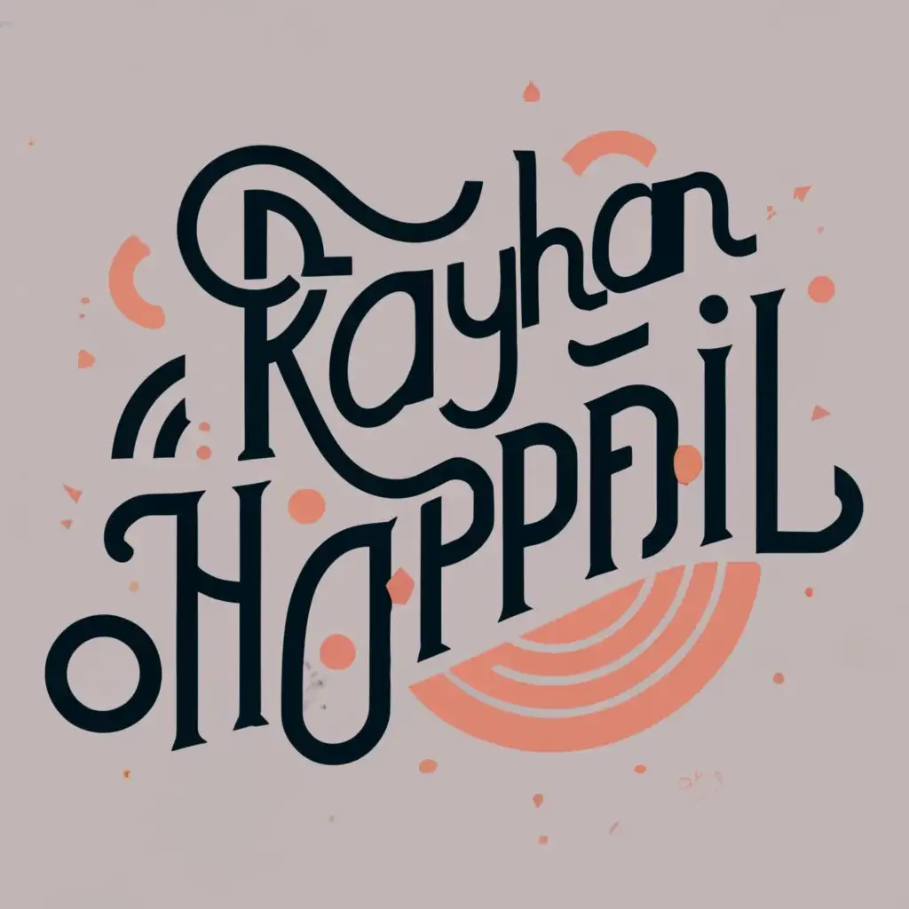 logo, typography, with the text "Rayhan Shapnil", typography, be used in Nonprofit industry