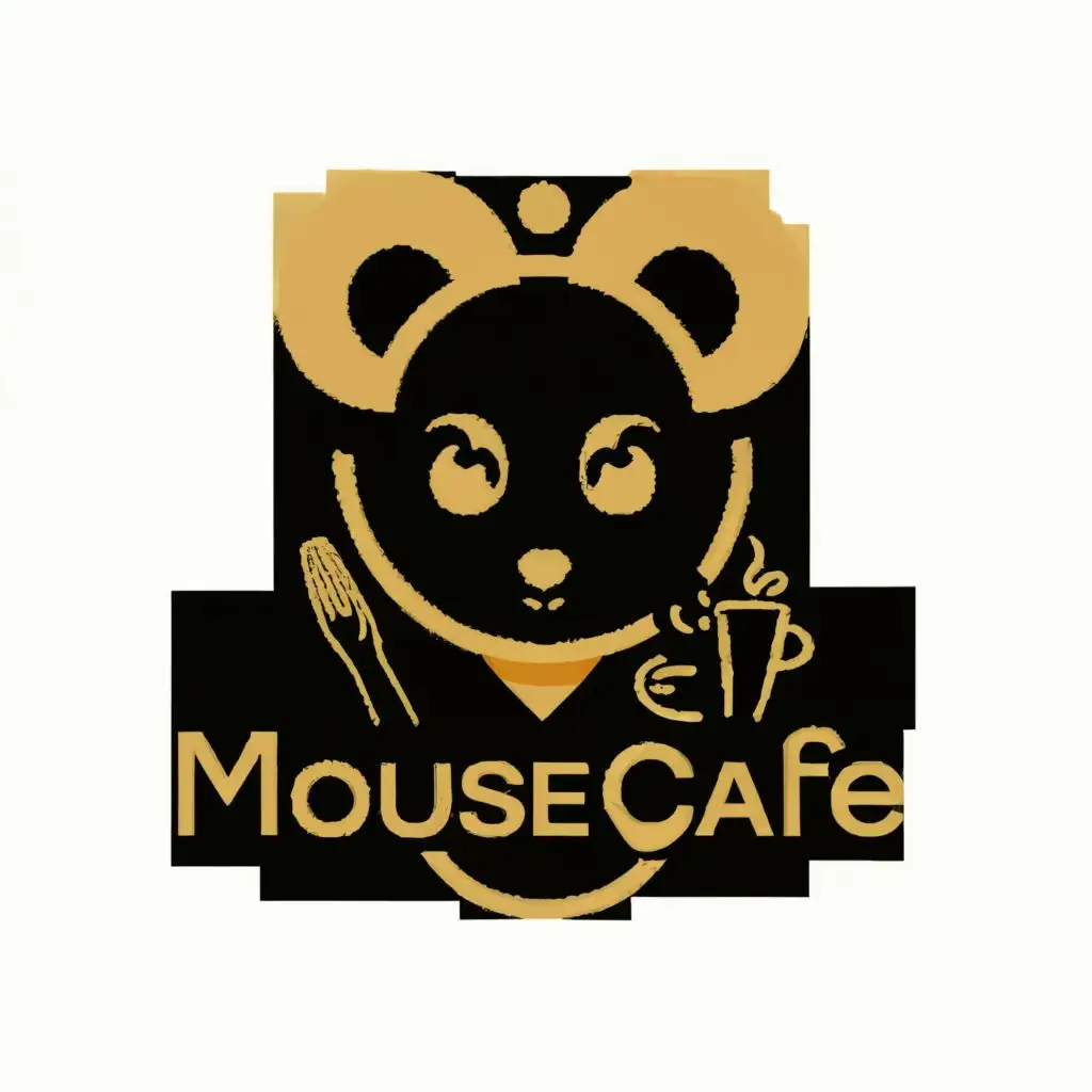 мышь кафе логотип