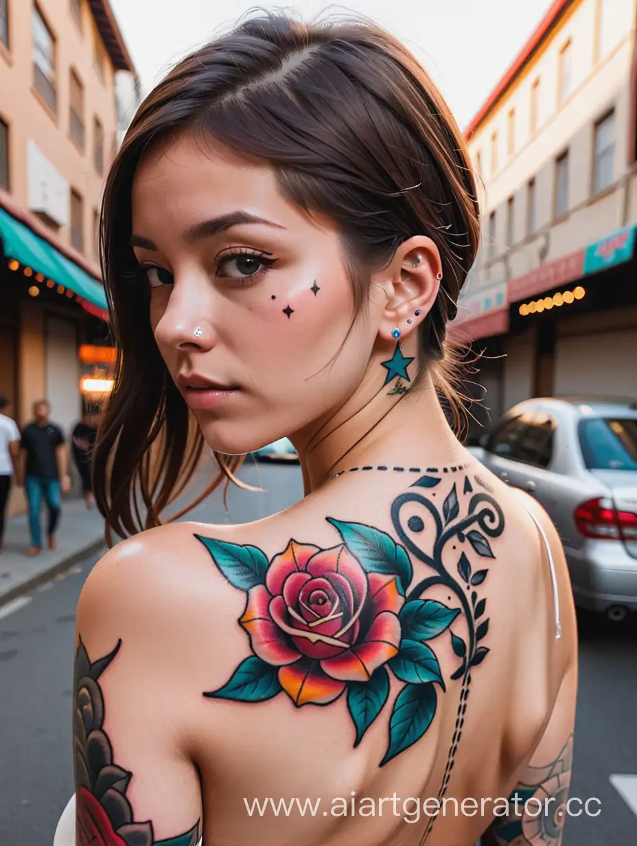 Urban-Street-Tattoos-Artistry-Displayed-in-Vibrant-Cityscape