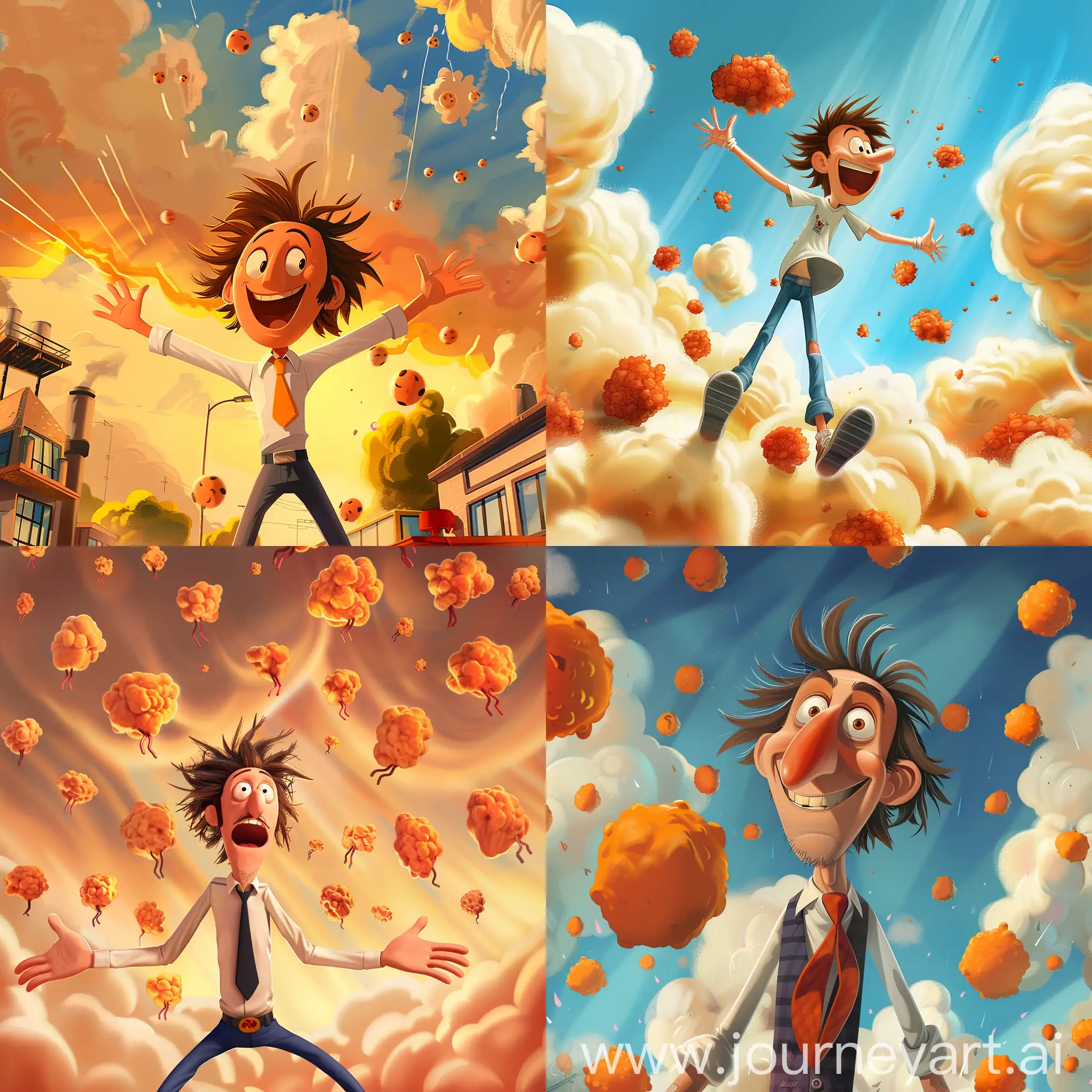 Cartoon-Style-Cloudy-with-a-Chance-of-Meatballs-Art