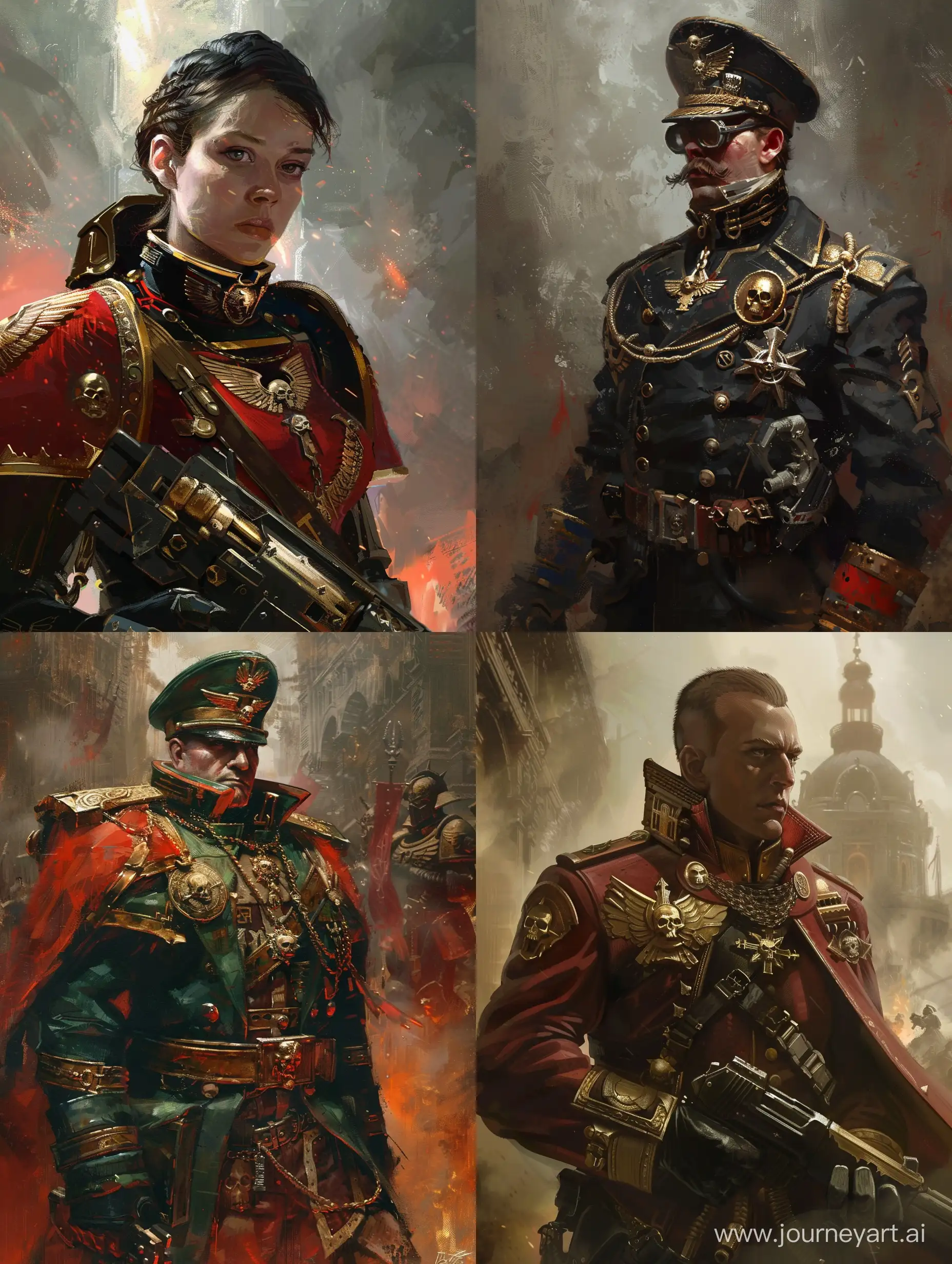Young-Officer-in-Warhammer-40k-Universe-Commanding-Troops