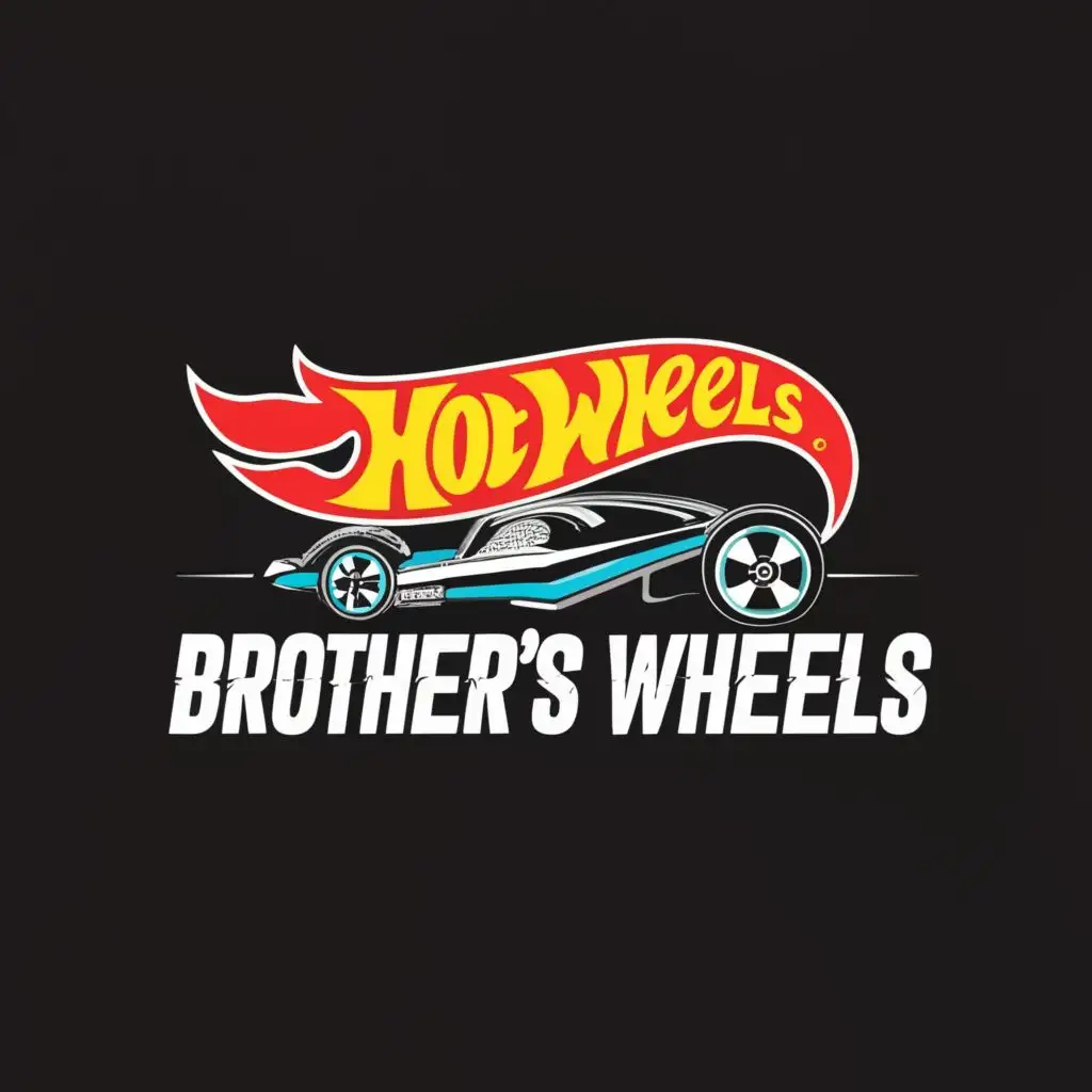 LOGO-Design-for-Brothers-Wheels-Dynamic-Hot-Wheels-Symbol-for-Automotive-Industry
