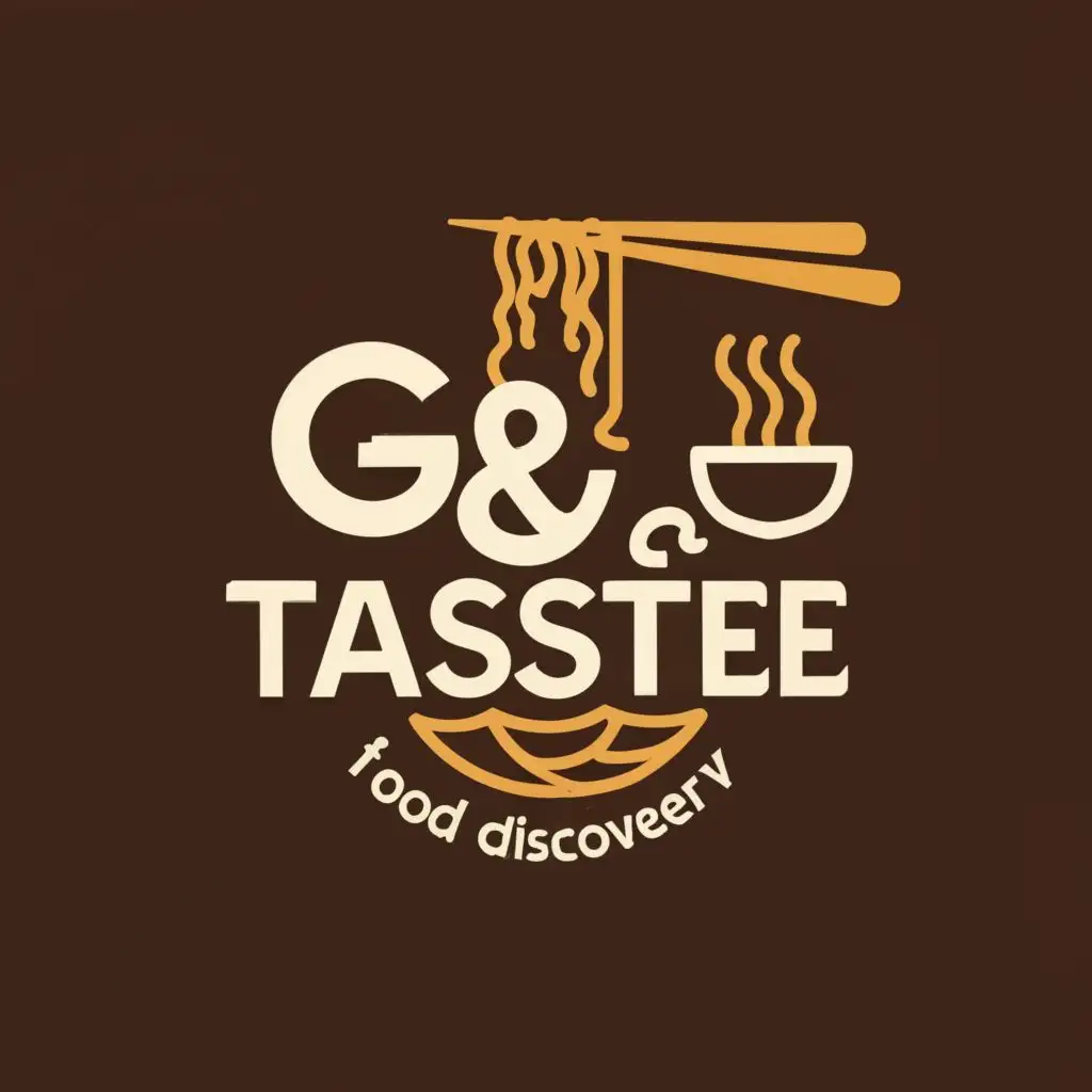 a logo design,with the text "Go&Taste", main symbol:noodle bowl,Moderate,be used in Travel industry,clear background