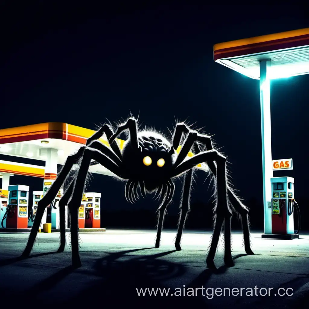 Nightmare-Fuel-Grandpa-Monster-Spider-Haunts-Gas-Station-in-Chilling-Scene