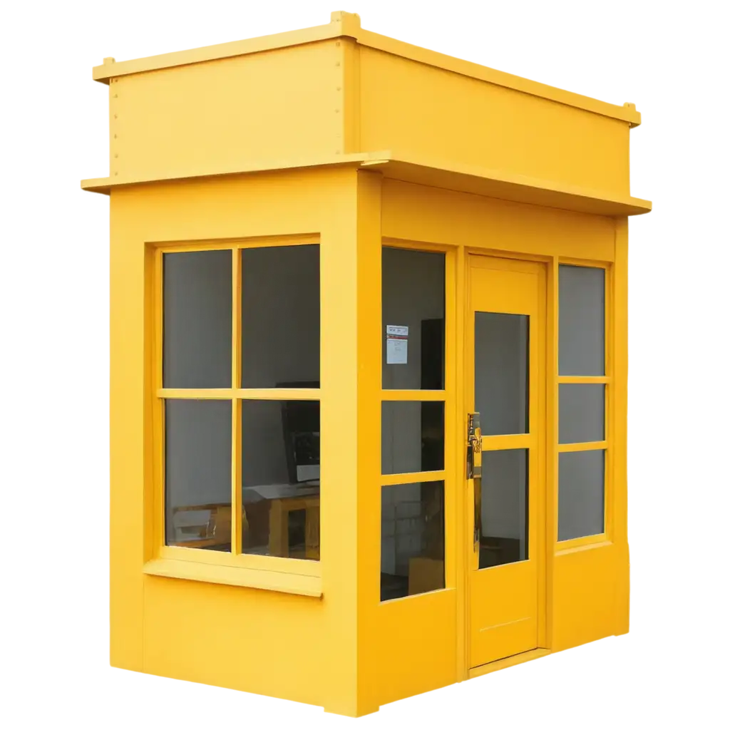 Vibrant-Painted-Yellow-Post-Office-HighQuality-PNG-Image-for-Enhanced-Online-Visibility