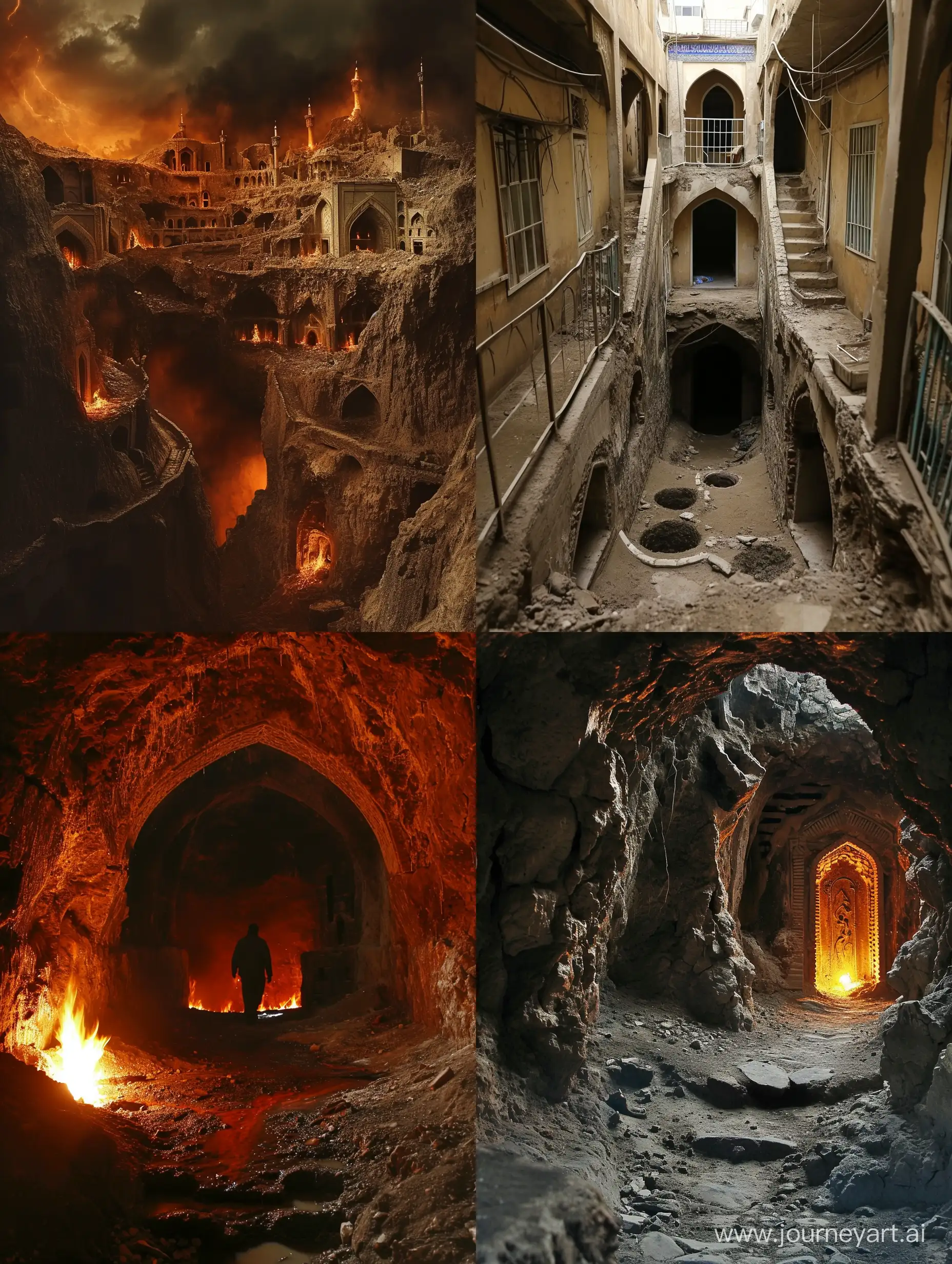 Eerie Scene of Hell in TEHRAN
