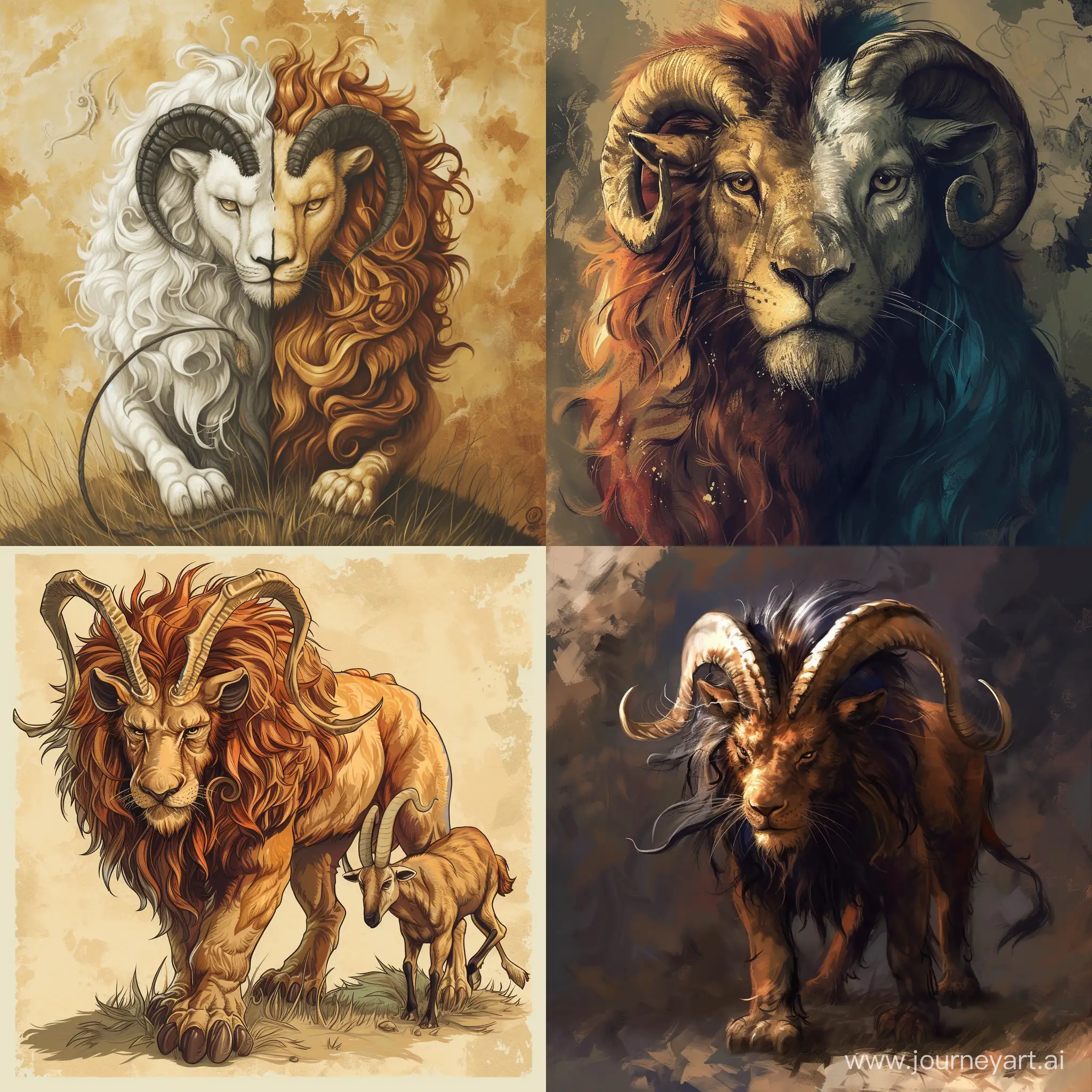 Majestic-Chimera-Mythical-Fusion-of-Lion-and-Goat-Captured-in-Stunning-Image
