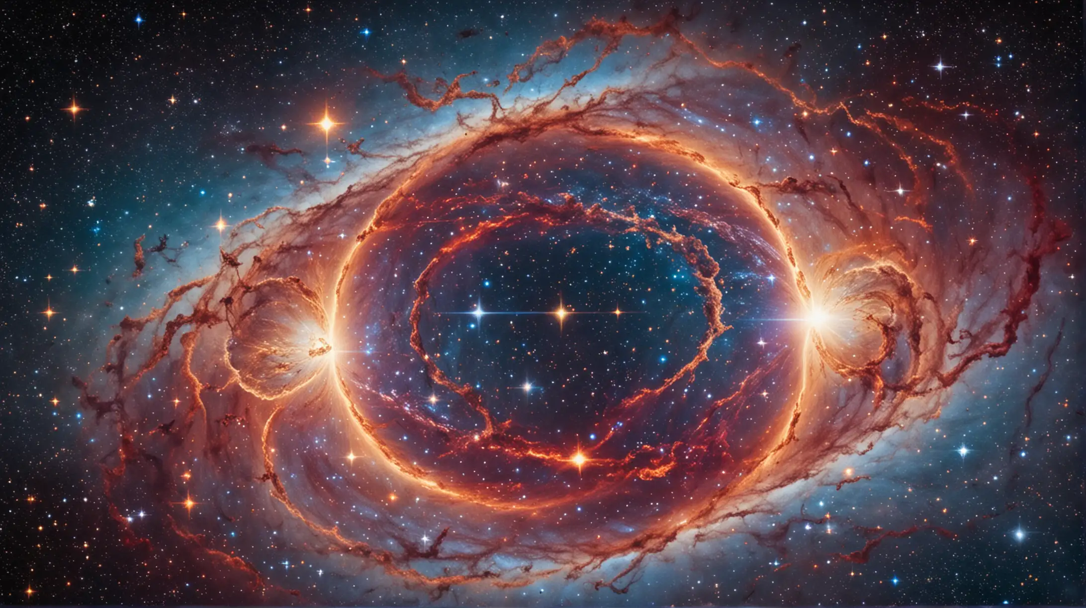 Celestial Cosmos Mystical Galaxies in Deep Space