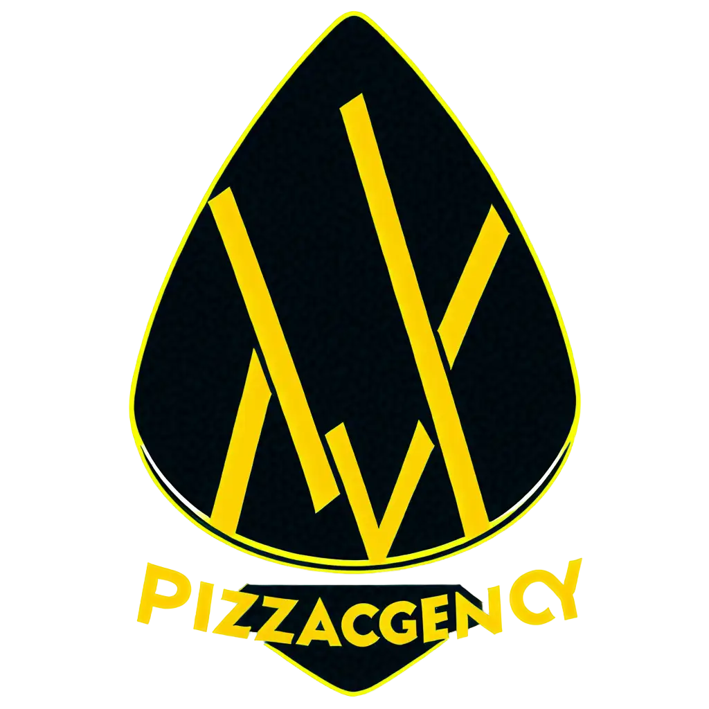 Create-Stunning-PNG-Logo-PIZZAGENCY-in-Vibrant-Yellow-and-Black