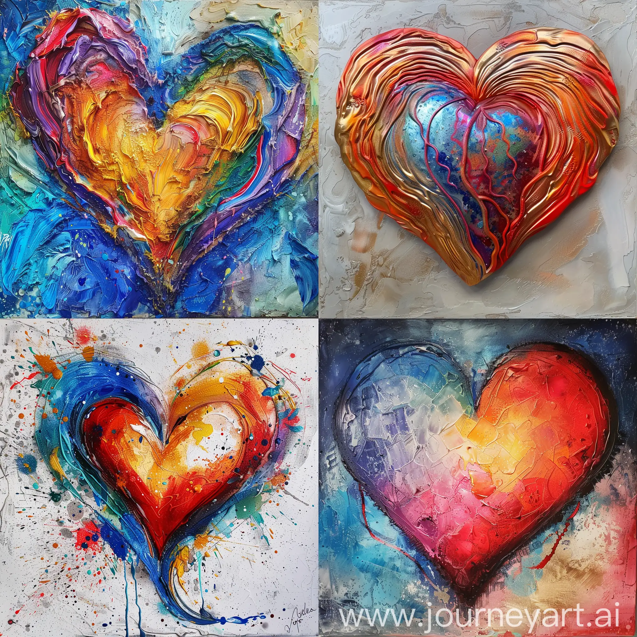 Heart-Shaped-Masterpiece-Artwork-with-Vibrant-Colors