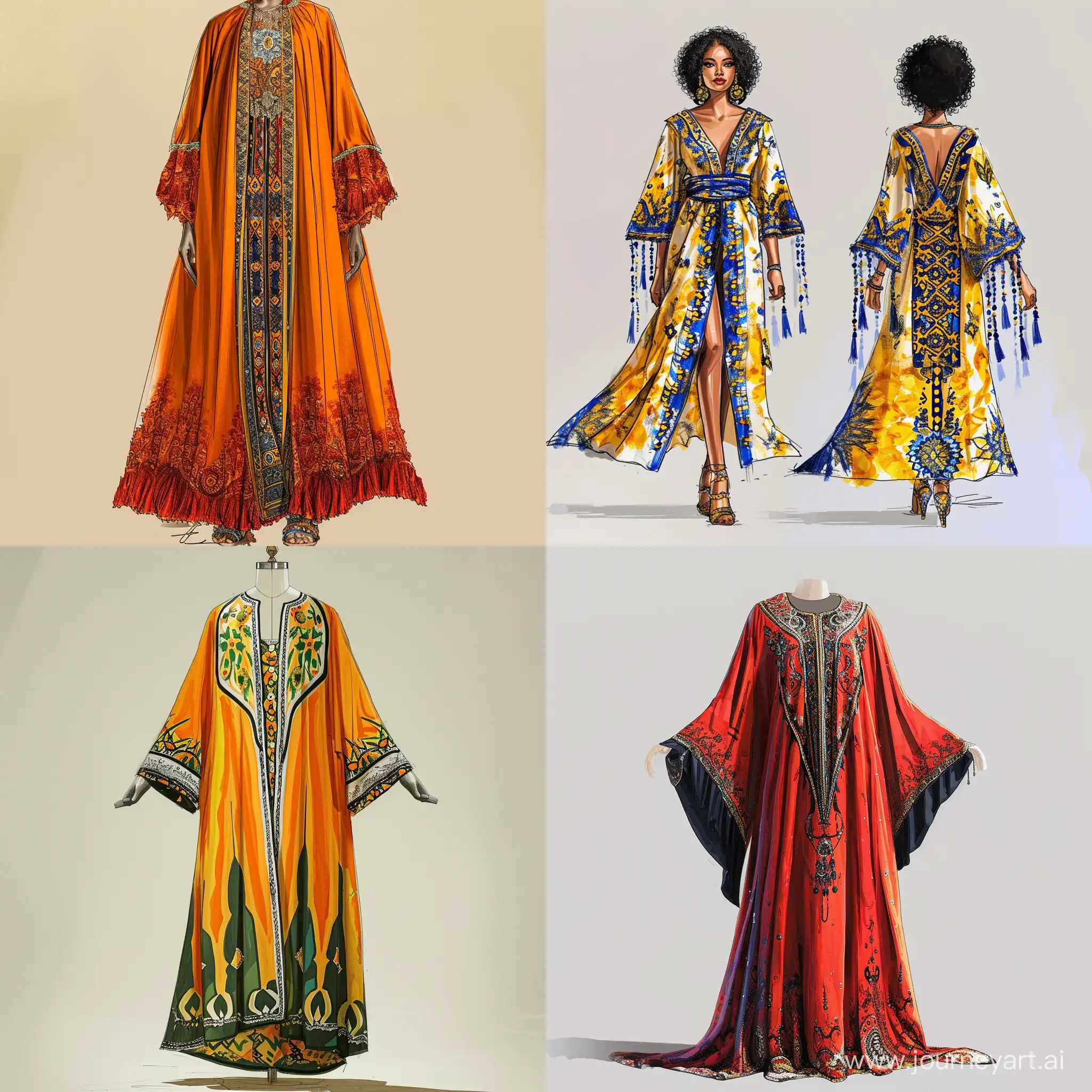 Moroccan Caftan, fashion design 