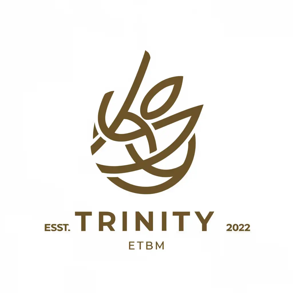 a logo design,with the text "U", main symbol:Trinity Oak leaf *hid Ouk in the design* *No letters*,Minimalistic,be used in Religious industry,clear background
