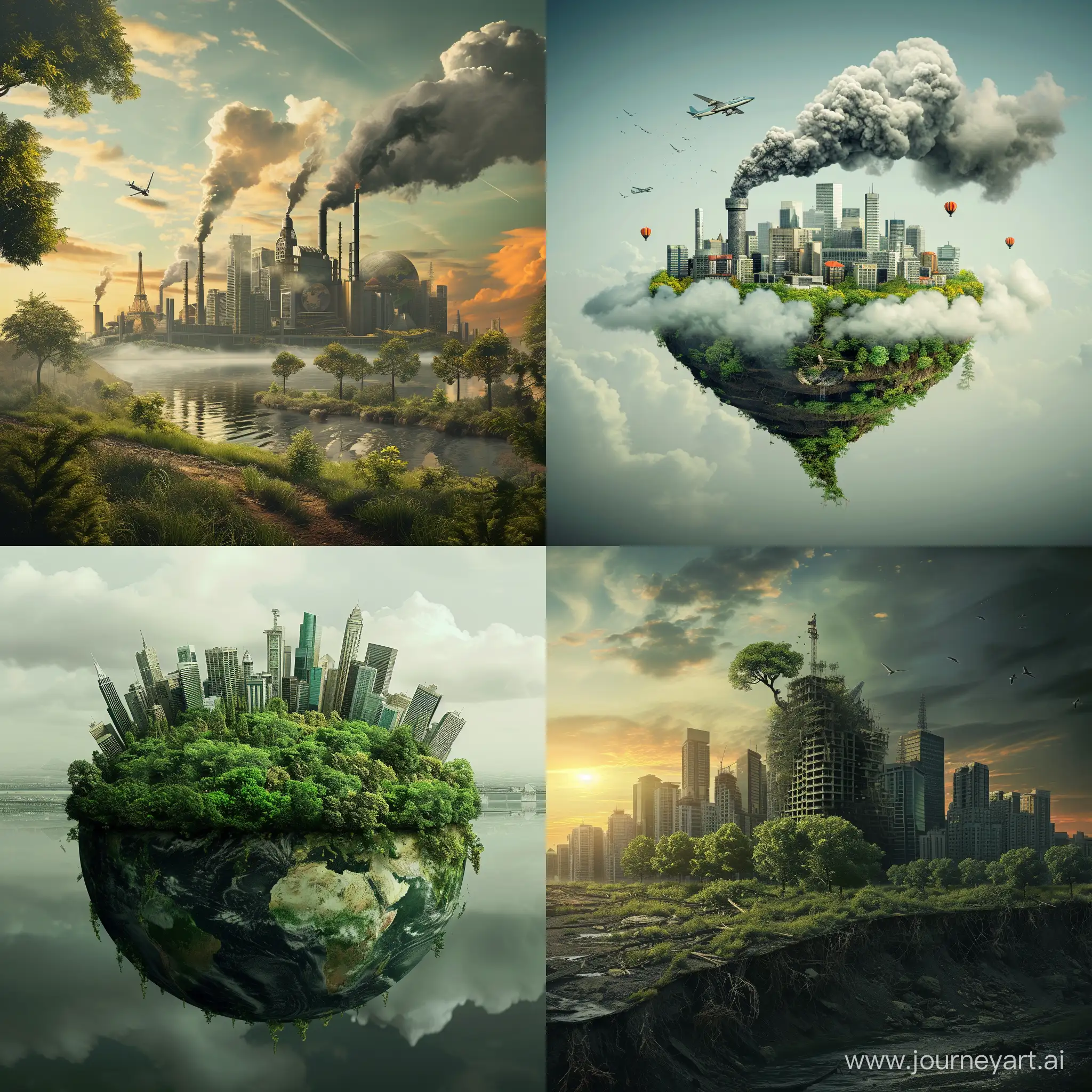 современный мир со всеми его экологическими проблемами