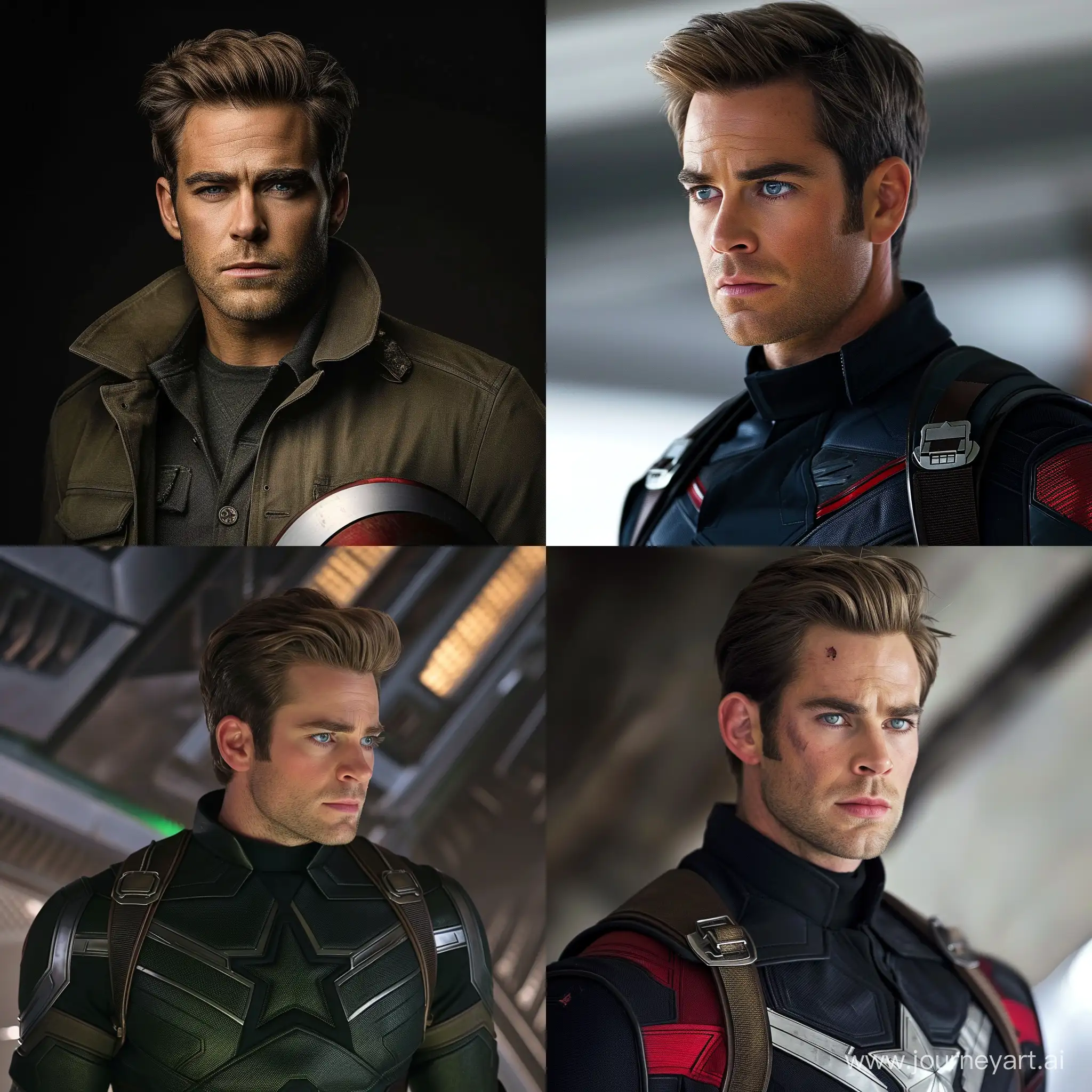 Chris Pine as Marvel Comic's Hydra Supreme, Steve Rogers.