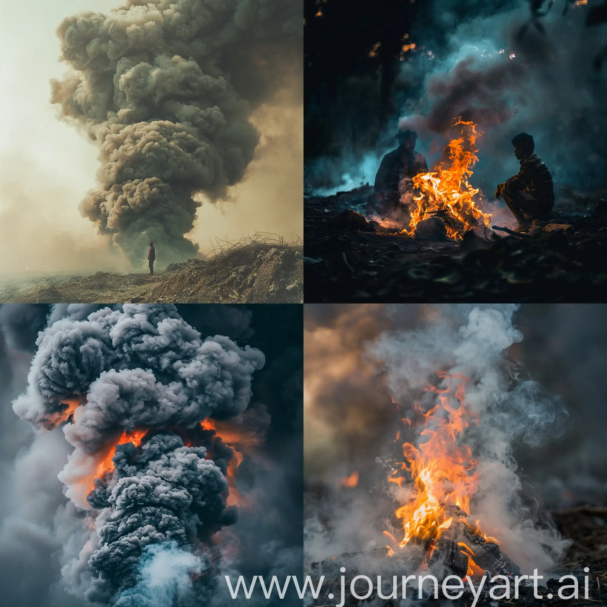 Vibrant-Flames-Artwork-Abstract-Interpretation-of-Smoke-and-Fire