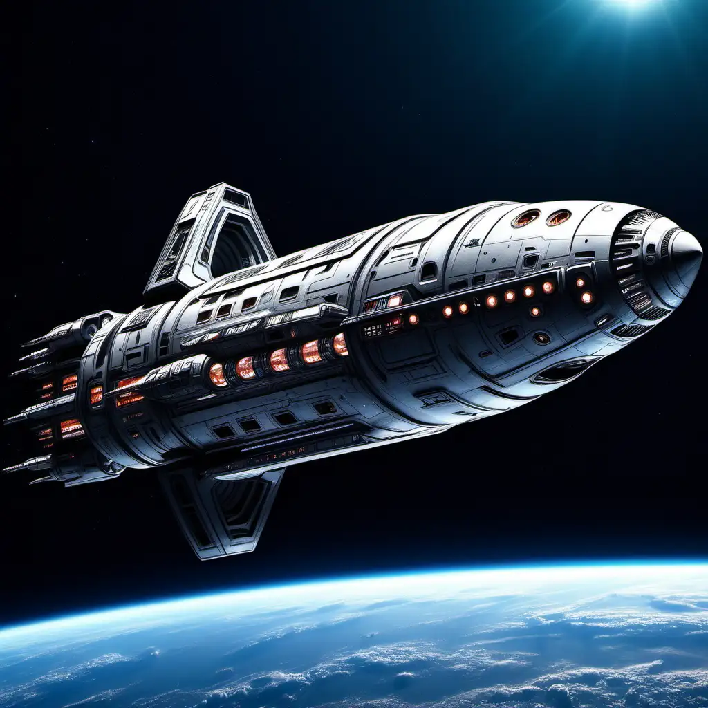 Futuristic Overnight Stay Spaceship Accommodation
