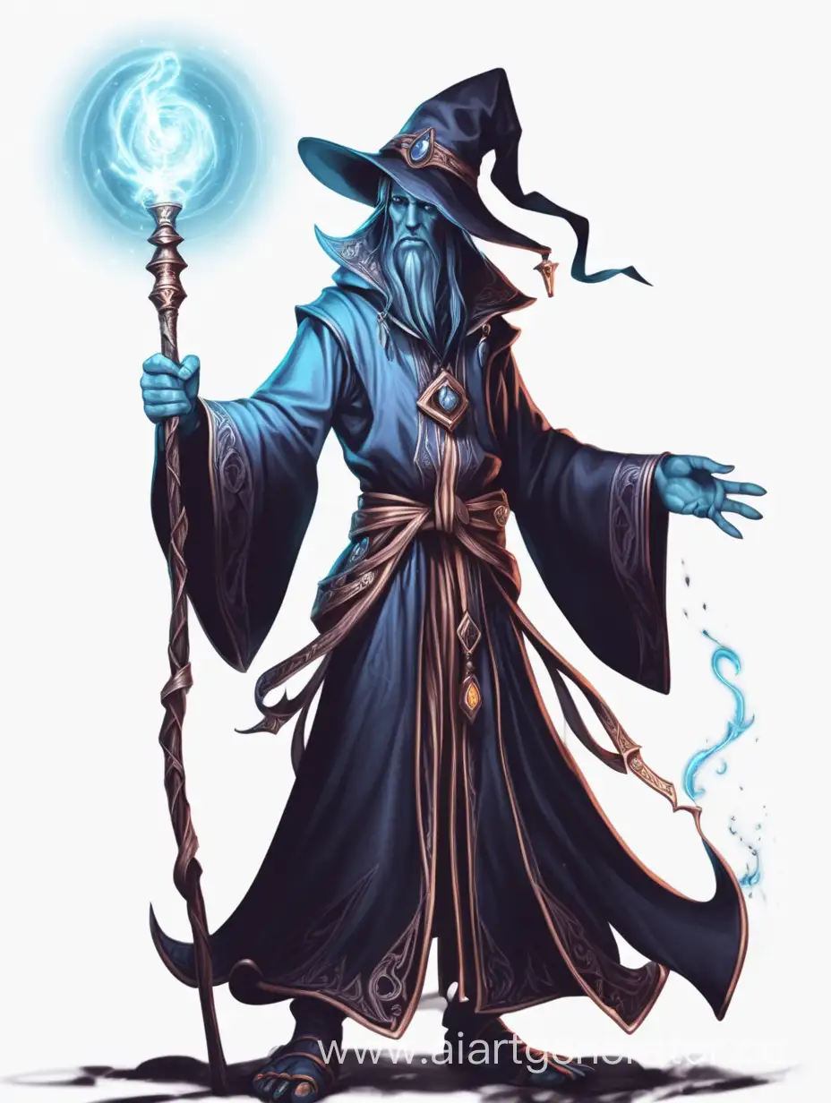 Mystical-Sorcerer-Wielding-Enchanted-Staff-in-Fantasy-Art