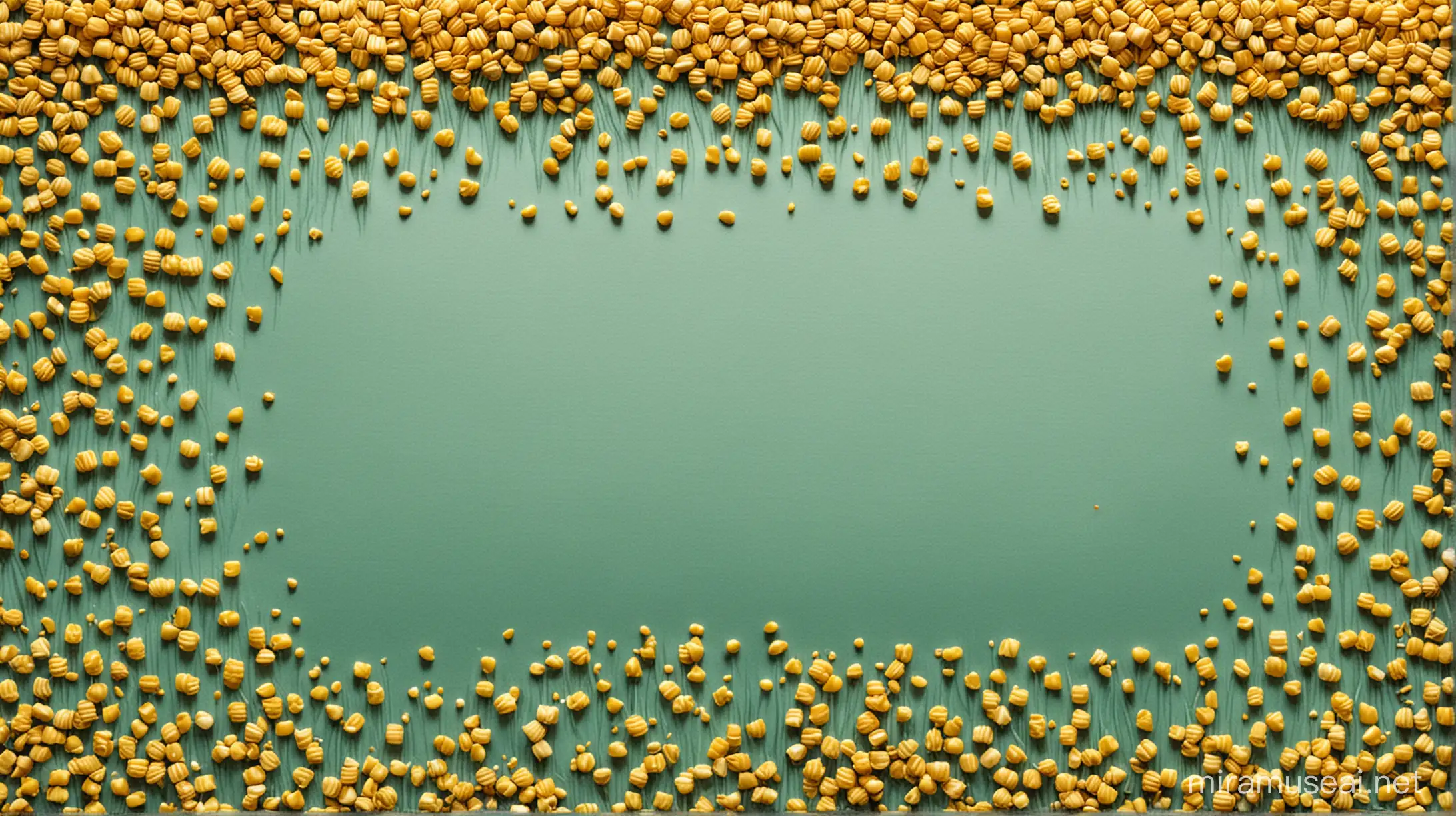 Vibrant Bacteria Celebration amidst Flourishing Wheat Corn Soybeans and Sunflowers