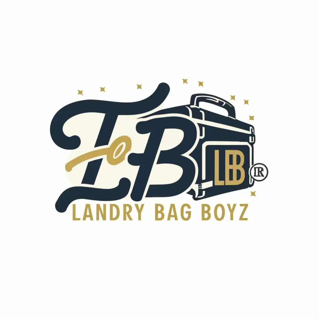 LOGO-Design-For-Landry-Bag-Boyz-Typography-Logo-for-Travel-Industry