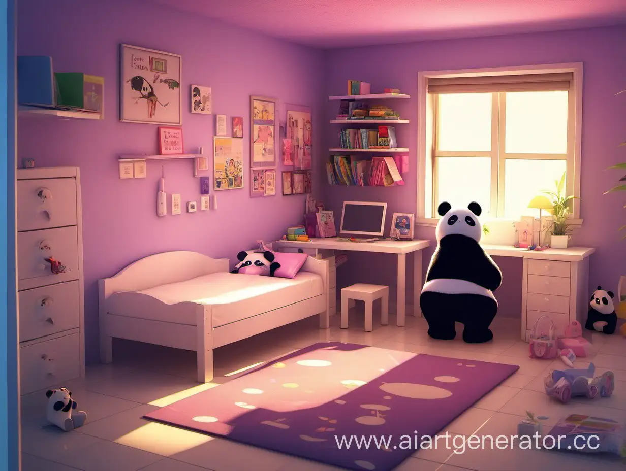Adorable-Pandathemed-Nursery-with-Cozy-Decor