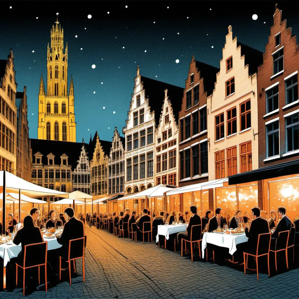 Charming Evening Dinner in Ghent Belgium Romantic Riverside Setting
