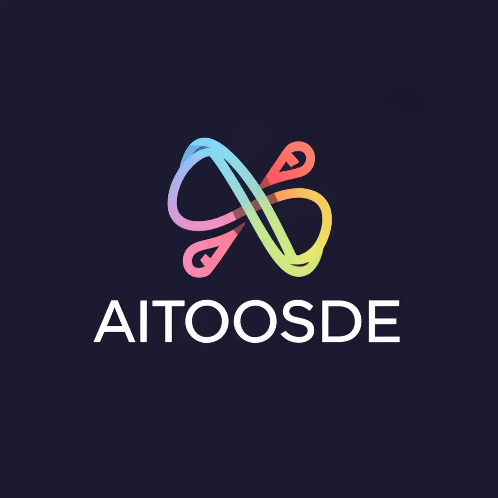 a logo design,with the text "aitoolsde", main symbol:slightly altered symbol of ChatGPT with incredible appeal,Komplex,be used in Technology industry,clear background