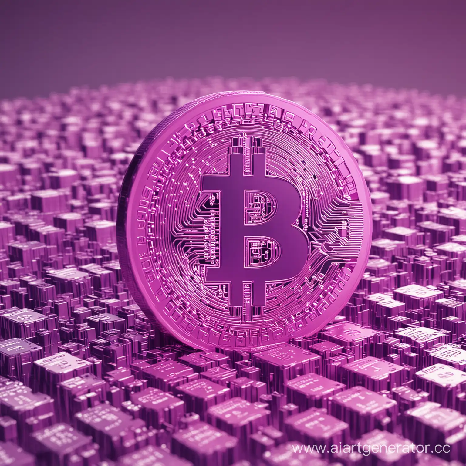 Vibrant-3D-Bitcoin-Illustration-in-PurplePink-Digital-Space