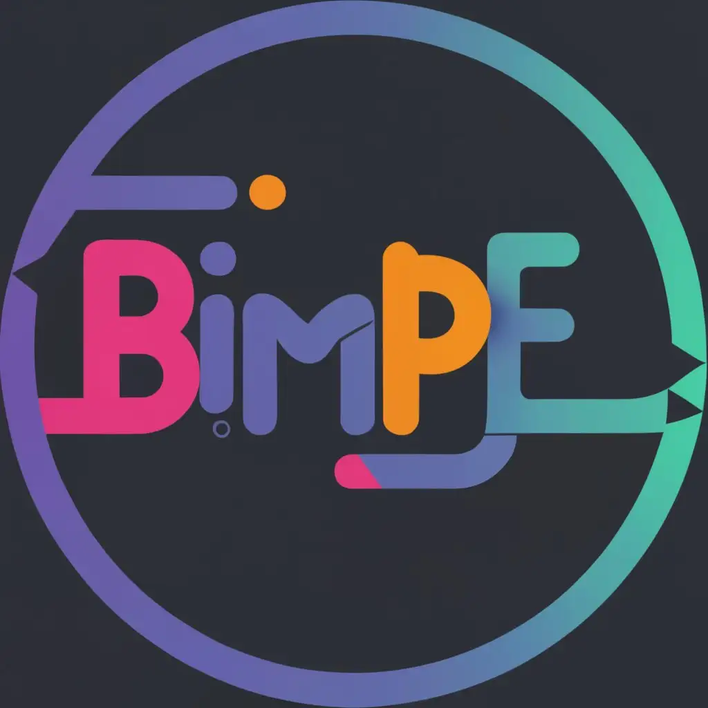 logo, Bimpe, with the text "Bimpe", typography, be used in Technology industry