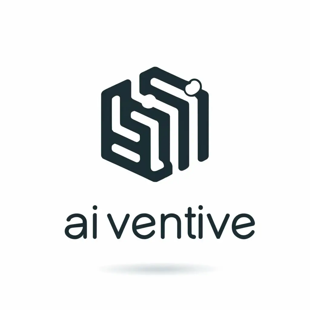 a logo design,with the text "AIventive", main symbol:maze,Minimalistic,be used in Technology industry,clear background