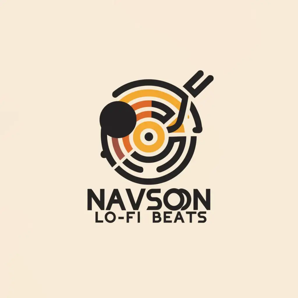 a logo design,with the text "Navson Lo-Fi Beats", main symbol:Navson Lo-Fi Beats,Minimalistic,clear background