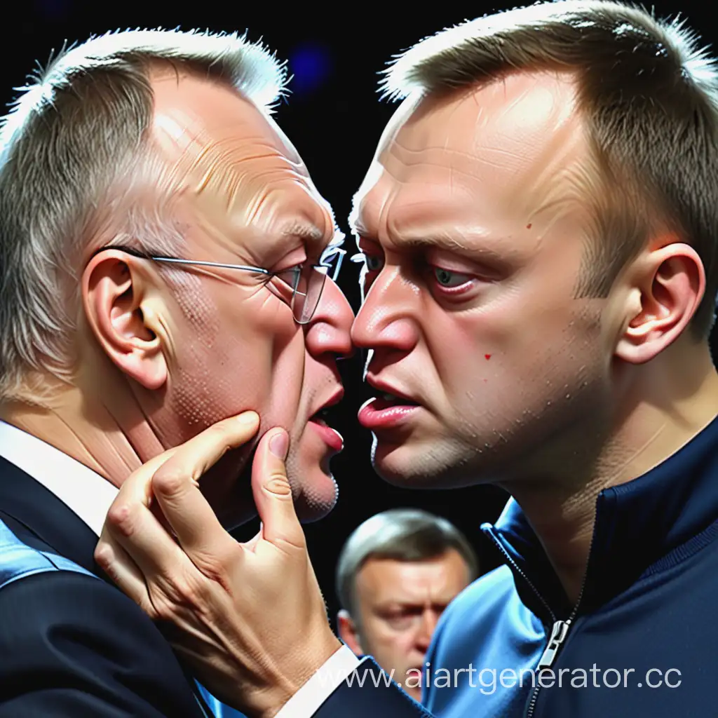 Political-Figures-Zhirinovsky-and-Navalny-Sharing-a-Controversial-Kiss