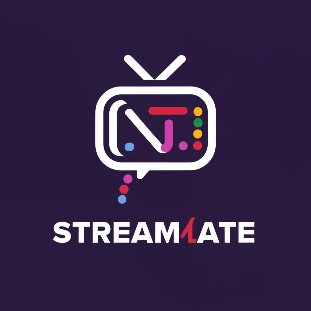 LOGO-Design-For-StreaMate-Modern-TV-and-Remote-Icon-for-Entertainment-Industry