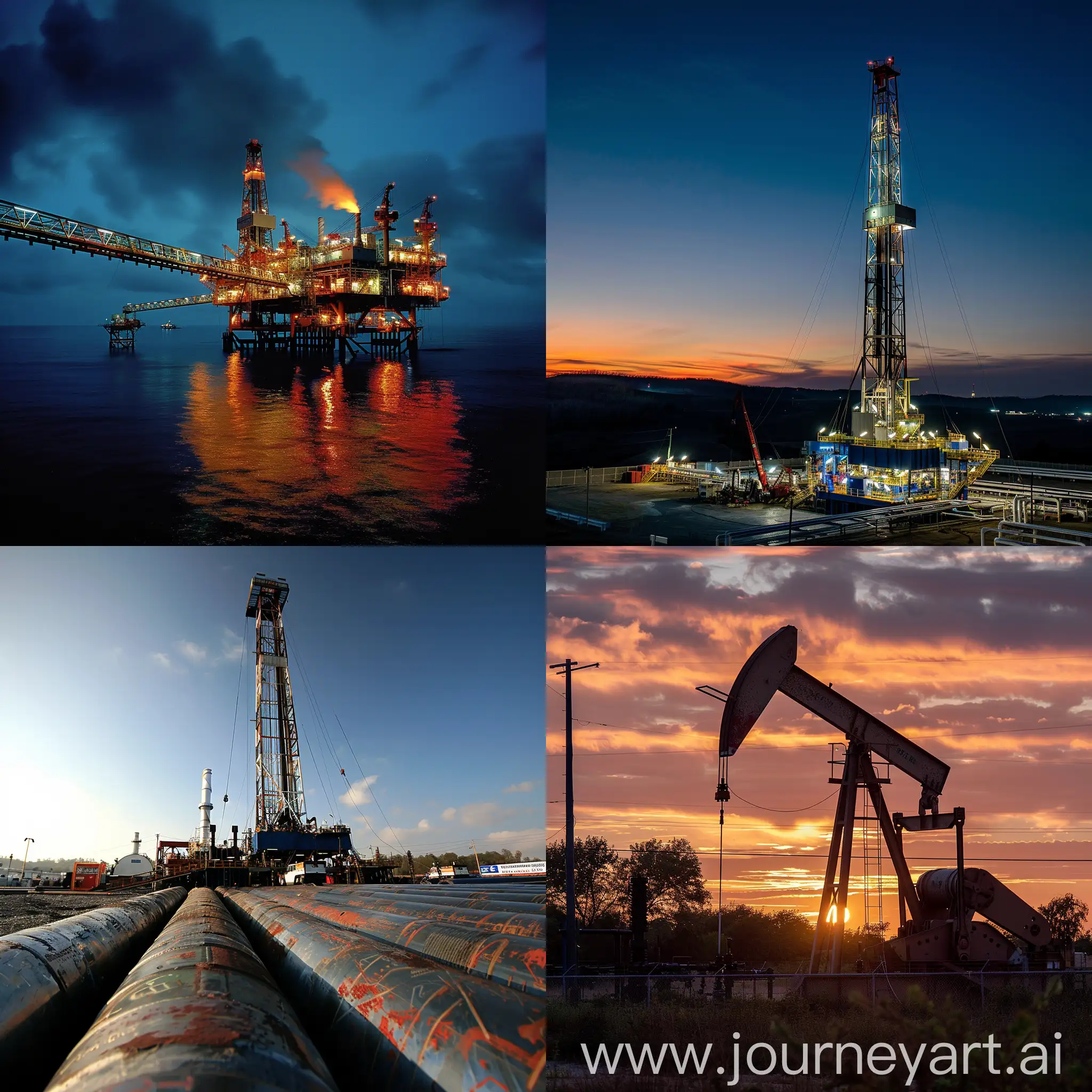 Vibrant-Oil-and-Gas-Exploration-Scene