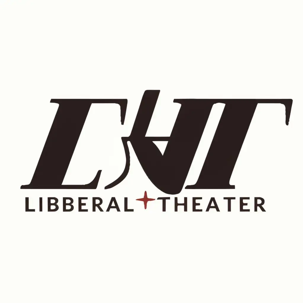 logo, LT, with the text "Liberal Theater", typography
