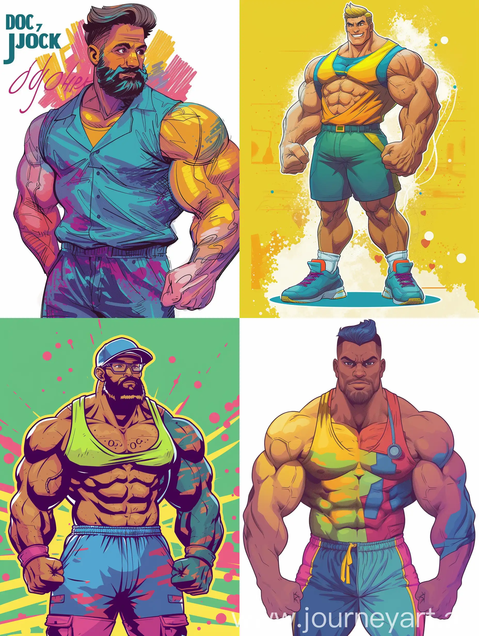 Comic-Style-Gym-Coach-Doc-Jock-the-Wise-and-Adaptable-Gentle-Giant