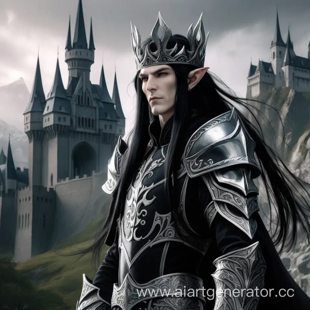 Dark-Fantasy-Elven-King-and-Black-Mage-in-Shadowy-Castle