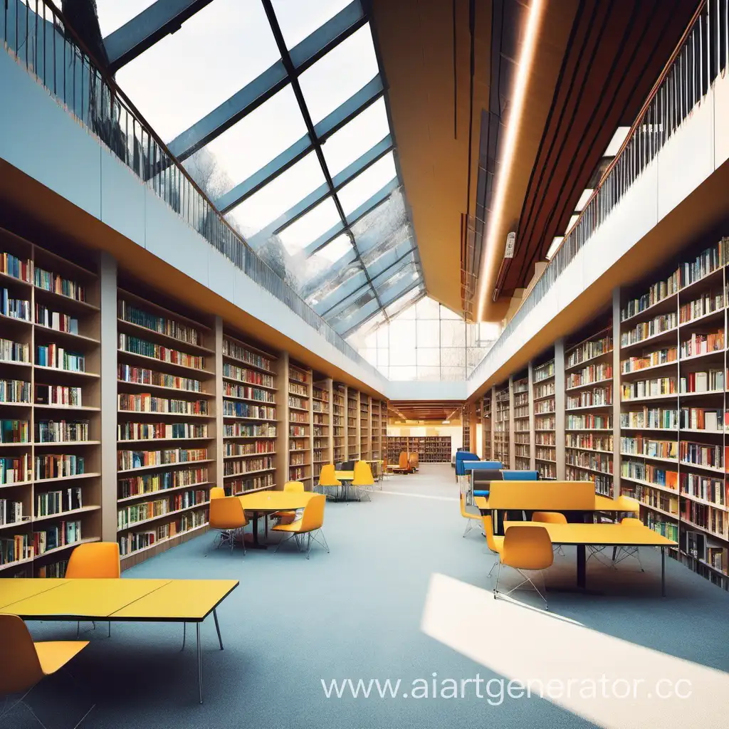 Contemporary-School-Library-with-Stylish-Design-and-Technology-Integration