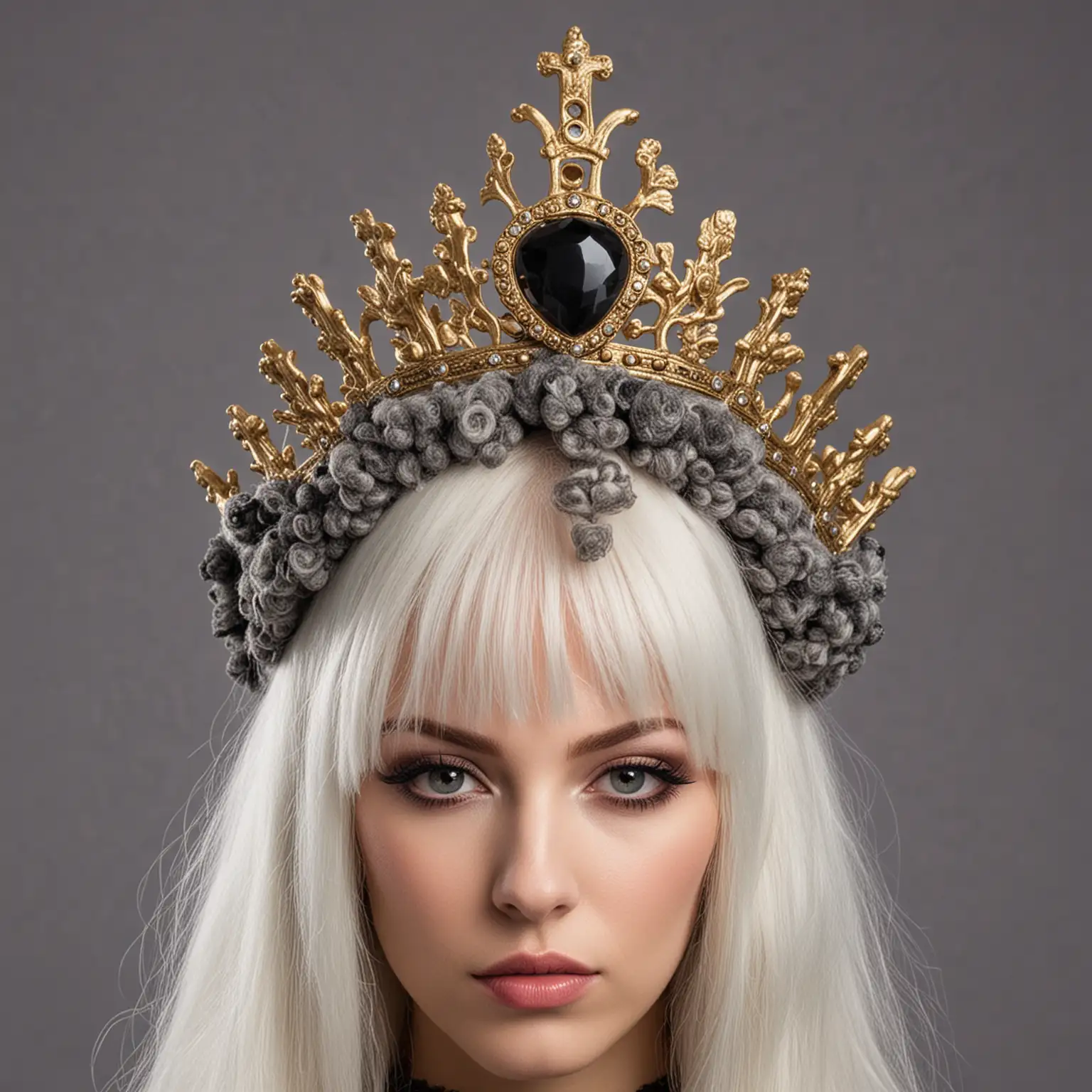 crown with sheep gothic
