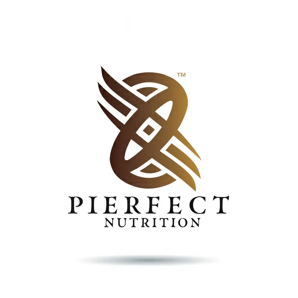 a logo design,with the text "PERFECT NUTRION", main symbol:SUPPLEMENT STORE,Moderate,be used in Sports Fitness industry,clear background
