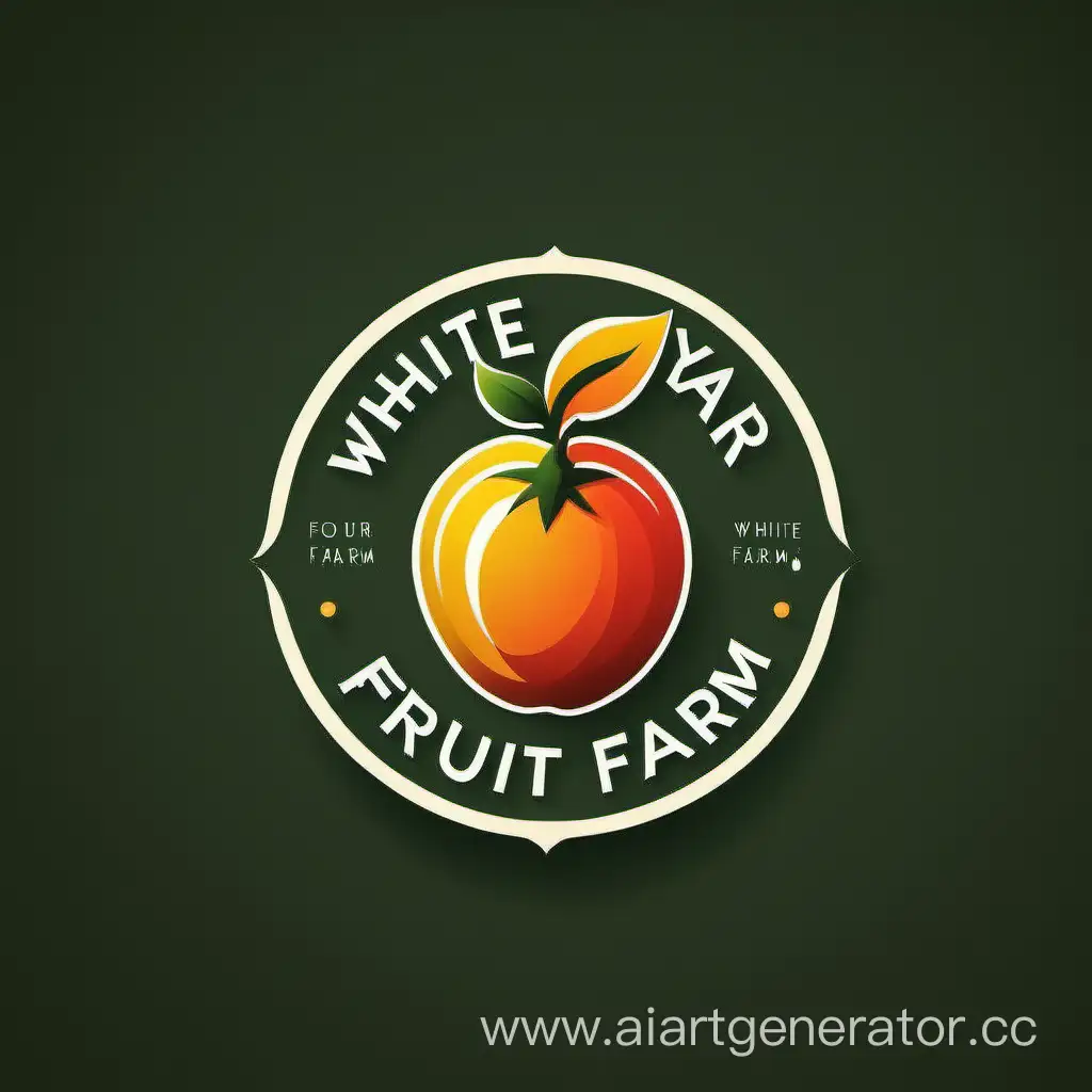 Простой и запоминающийся логотип плодоводческого хозяйства Белый яр