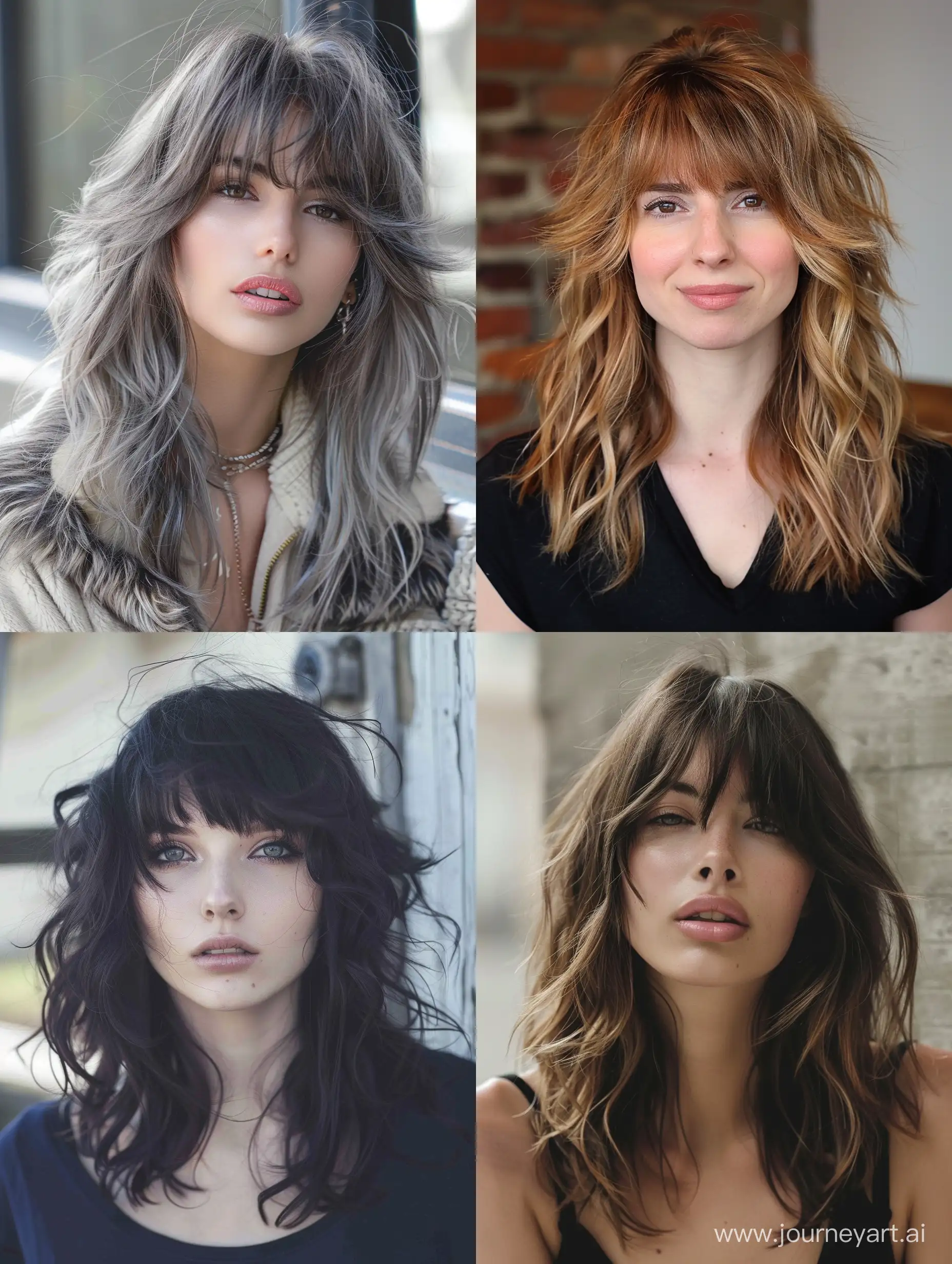 Trendy-MediumLength-Wolf-Haircut-with-Bangs-for-Women-2024