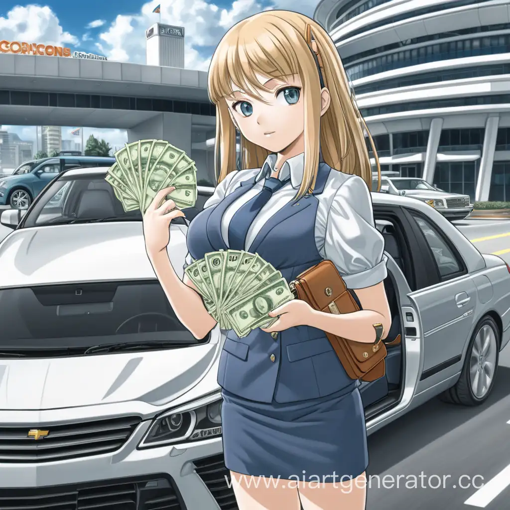 Successful-Anime-Businesswoman-Flaunts-Wealth-with-New-Car