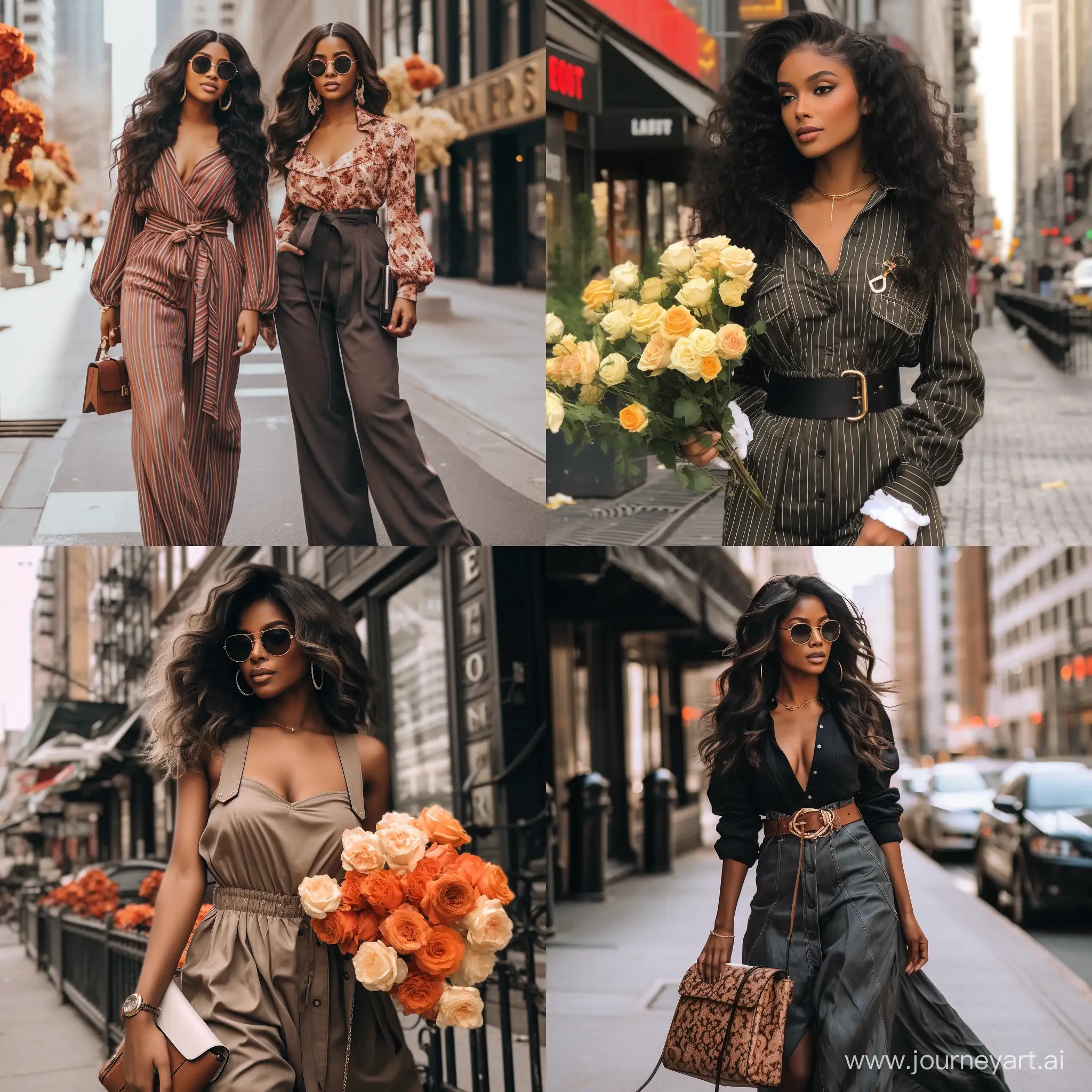 spring outfits black women street styles