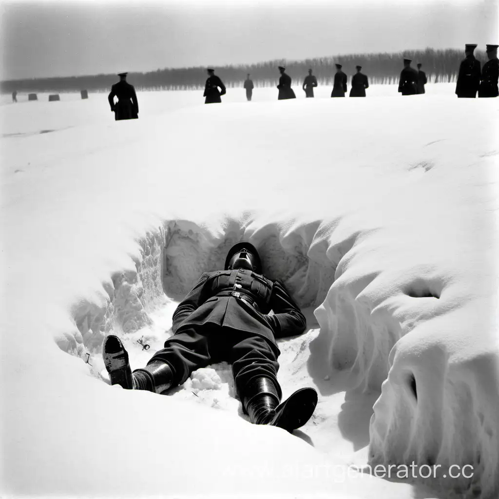 German-Soldier-Dying-in-Snowdrift-Dramatic-WWII-Scene-Depicting-Heroic-Sacrifice