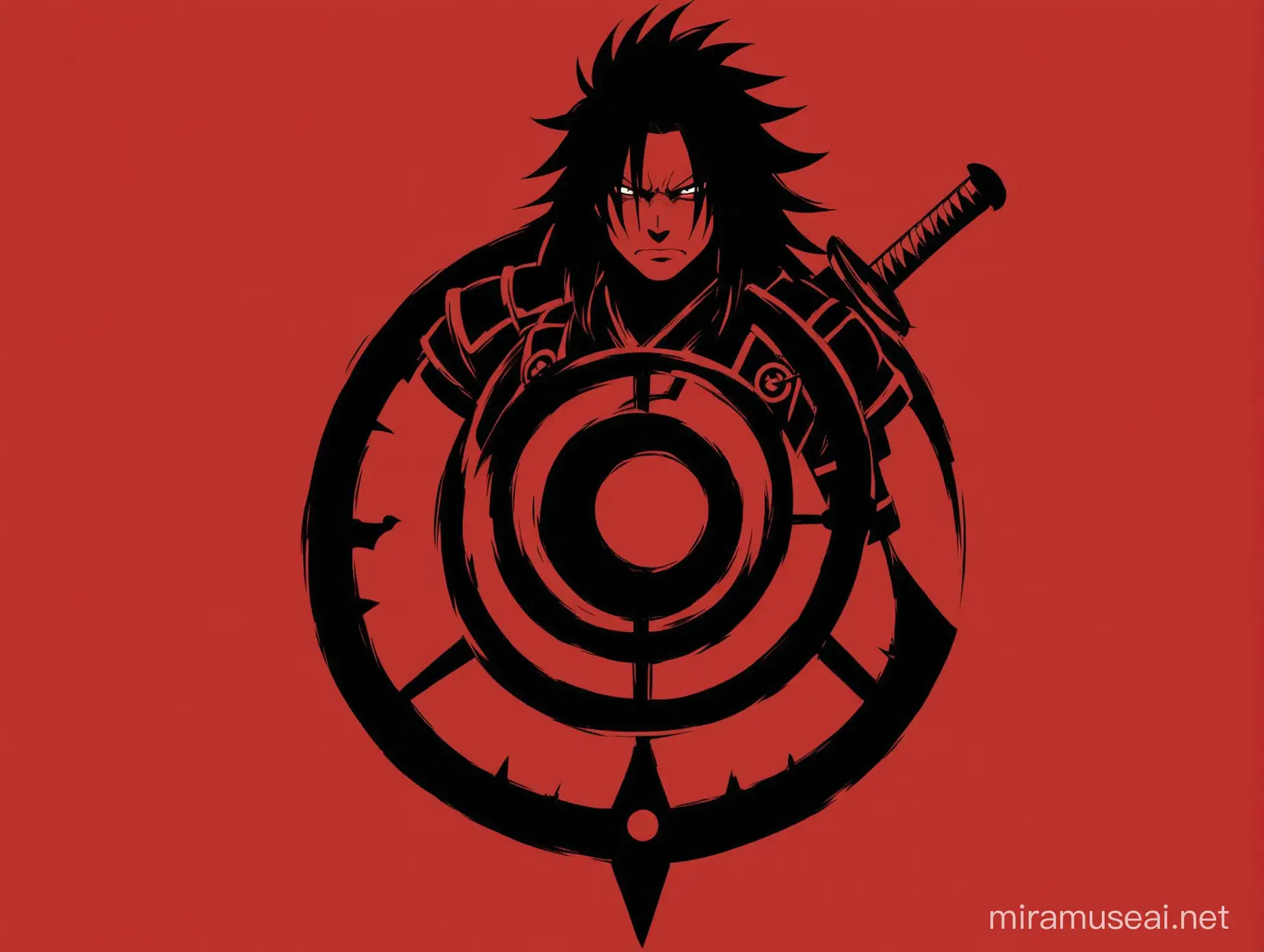 logo anime uchiha samurai madara

